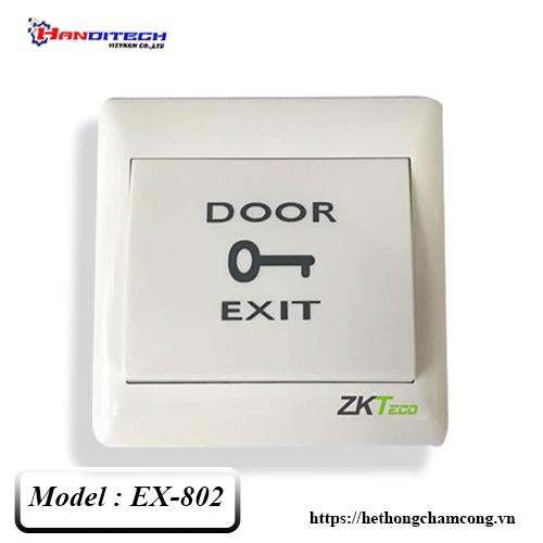 Nút nhấn Exit nhựa ZKTeco EX-802