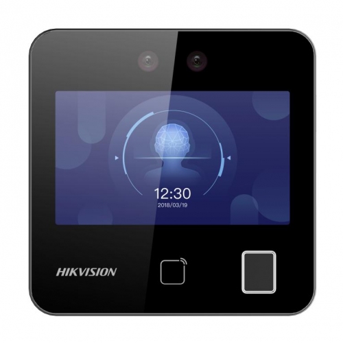 Máy chấm công khuôn mặt, vân tay, thẻ Hikvision DS-K1T343MFX
