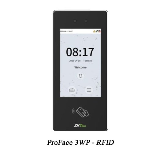 Máy chấm công vân tay và khuôn mặt ZKTeco ProFace 3WP-RFID